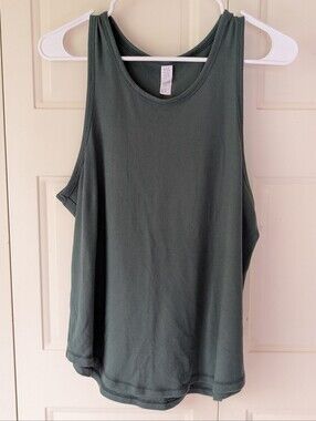 Stars Above soft stretchy sage green scoop neck tank top